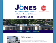 Tablet Screenshot of jonesacservice.com